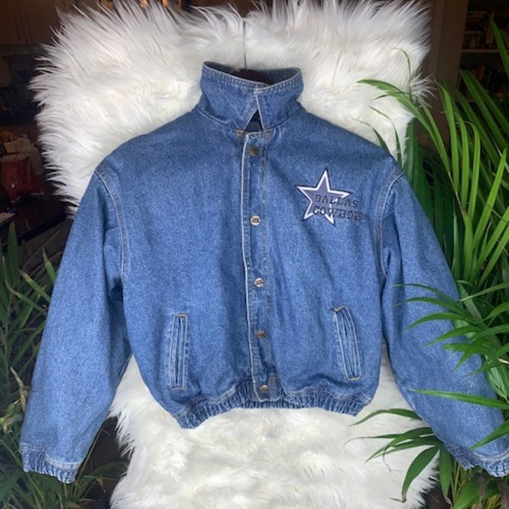 Vintage • Dallas Cowboys+Taz Jean Jacket • 10/12 - Picture 3 of 15